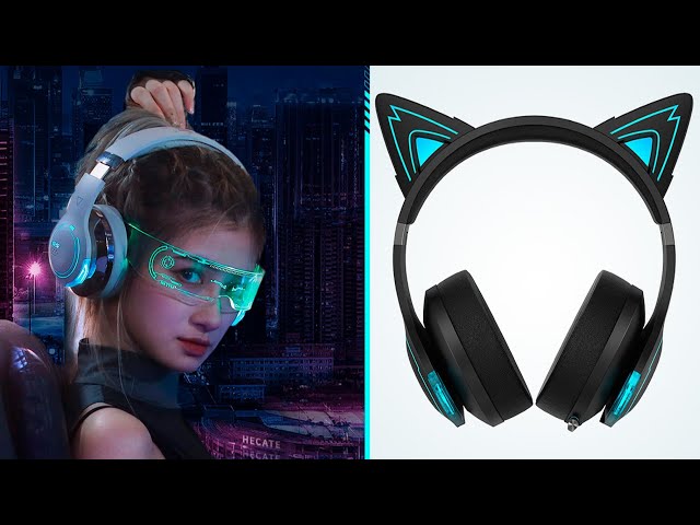 Vídeo relacionado con Auriculares Rosa para Juegos, Auriculares Orejas De Gato, Auriculares para Juegos con Sonido Envolvente 7.1 con Reducción De Ruido Ajustable, Luz Led, Micrófono Retráctil Y Orejas De Gato Extraíbles