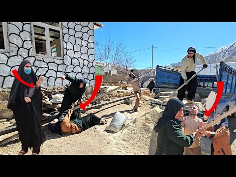 Peyman's support for Fatima and conflict with her unfaithful husband and evil second wife