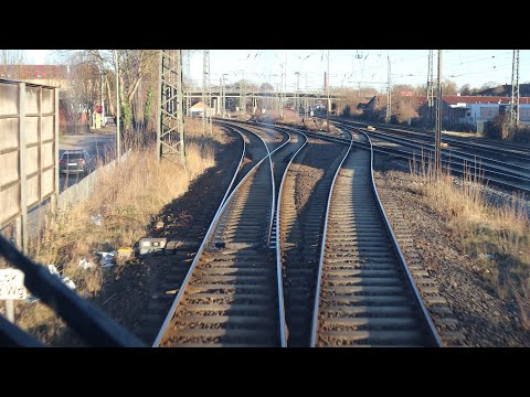 Maschen Rbf – Itzehoe | Cab ride Germany | Führerstandsmitfahrt mit BR 187 [02.2023]