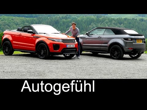Range Rover Evoque Cabriolet FULL REVIEW test driven new SUV Convertible neu