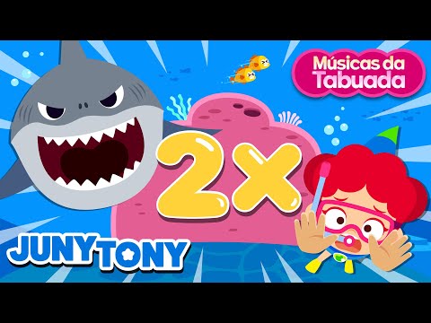 Tabuada do 2 - Música Infantil Educativa 🎶 | Aprenda Multiplicação com JunyTony em Português