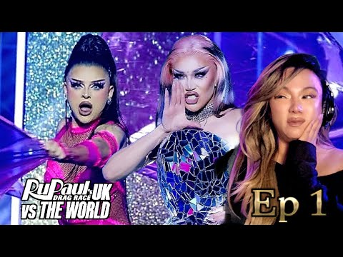 RUPAUL'S DRAG RACE UK VS THE WORLD SEASON 3 EPISODE 1 REACTION | RuRuvision Song Contest