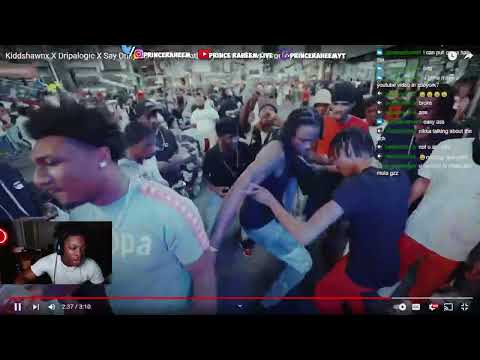 Kiddshawnx X Dripalogic X Say Drilly - Umbrella prod by Elias beats | Prince Raheem Live Reaction