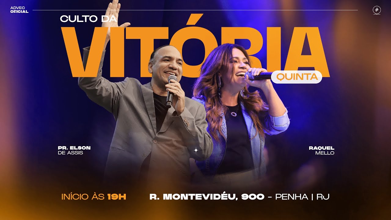 CULTO DA VITÓRIA | Pr. Elson de Assis & Raquel Mello | 05/09/24