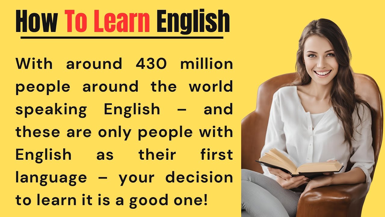 How To Learn English || Learn English Through Story || Graded Reader || How to Speak English.