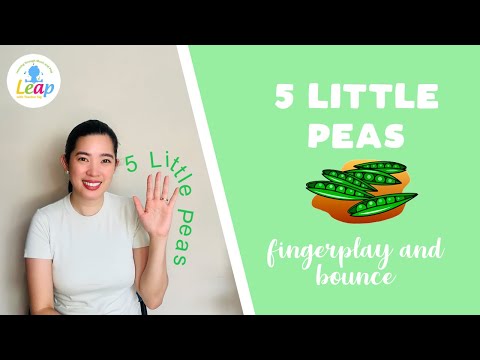 5 Little Peas: Fingerplay and Bounce