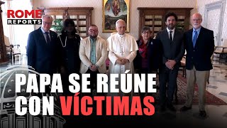 Pope Leo XIV receives victims of abuse for the first time in his pontificate