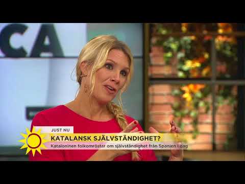 Dramatiska bilder från Katalonien: "Polisen bryter sig in med våld i vallokaler" - Nyhetsm