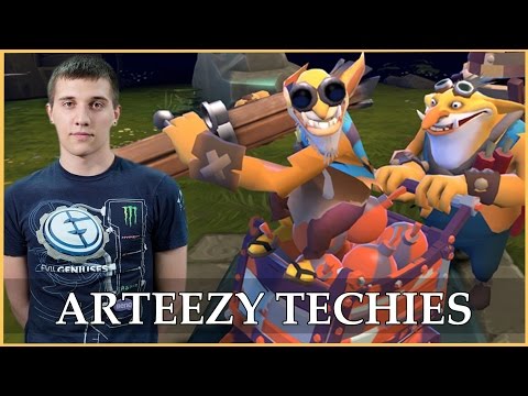 EG.Arteezy Techies Gameplay @ TI4 All-Stars Game