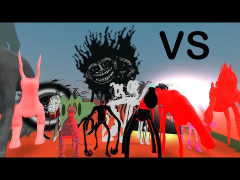 Trollge Giants Vs Trevor Henderson Giants (Trevor Henderson Mod Pack And Trollge Mod Pack) - GMod