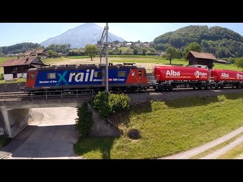 Trains From The Air - Bernese Oberland II- Zug, trainfart, train