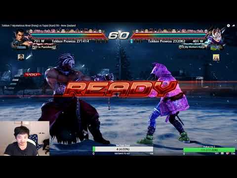 Tekken 7 Mysterious River analyzes his games against Tupai Feng vs Kuni -New Zealand