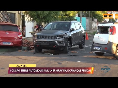 Acidente de trânsito deixa grávida e crianças feridas 02 06 2021