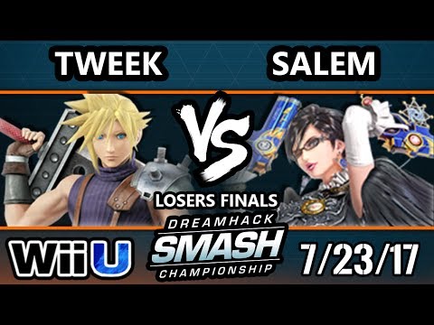 DHATL 17 Wii U - P1 | Tweek (Cloud) Vs. MVG | Salem (Bayonetta) - SSB4 Singles LF