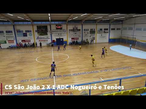 CS São João 𝟲-𝟰 ADC Nogueiró (Juniores, 2ª Fase CN II Divisão FPF)