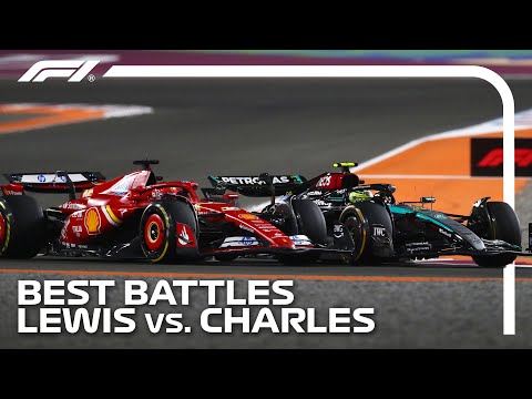 Hamilton and Leclerc Battling For 8 Minutes Straight
