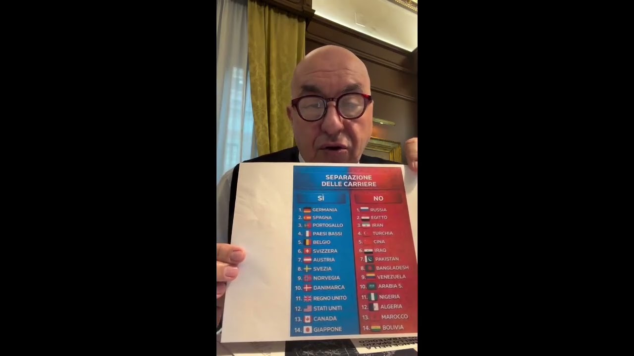 CROSETTO: “HO UNA DOMANDA SULLA SEPARAZIONE DELLE CARRIERE”