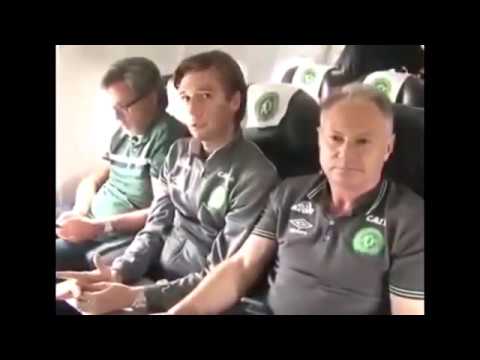 Último vídeo da equipe da Chapecoense antes da queda do Avião  EXCLUSIVO