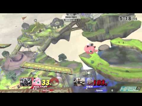 HASLFest 4 – Reflex (Jigglypuff) vs Spade (CF/Sheik) – Grand Finals – Smash Wii U