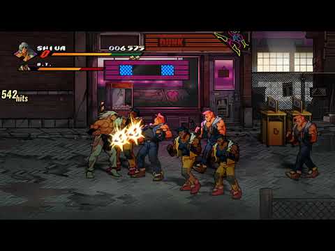 Streets of Rage 4 Stage 1 Shiva Perfect Mania+ 111k