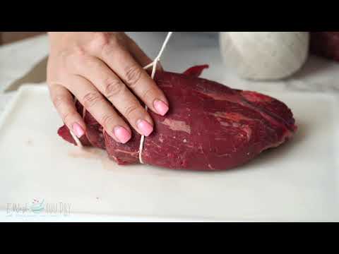 How To Tie Beef Tenderloin with Butcher's Twine