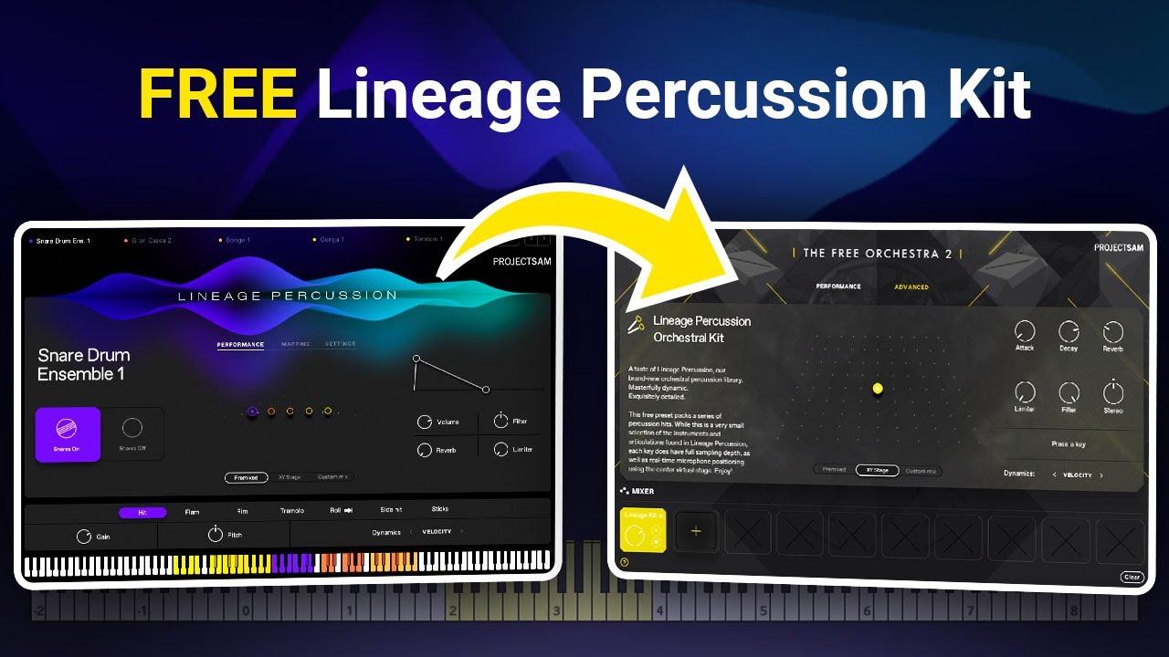 A free taste of Lineage Percussion