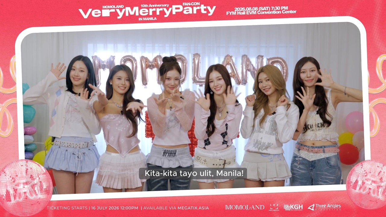#MOMOLAND 10th Anniversary FAN-CON [Very Merry Party] in MANILA🎠