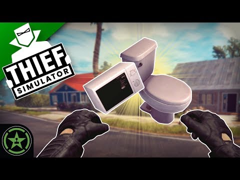 BREAK THE TOILET - Thief Simulator (Part 1) - Let's Watch