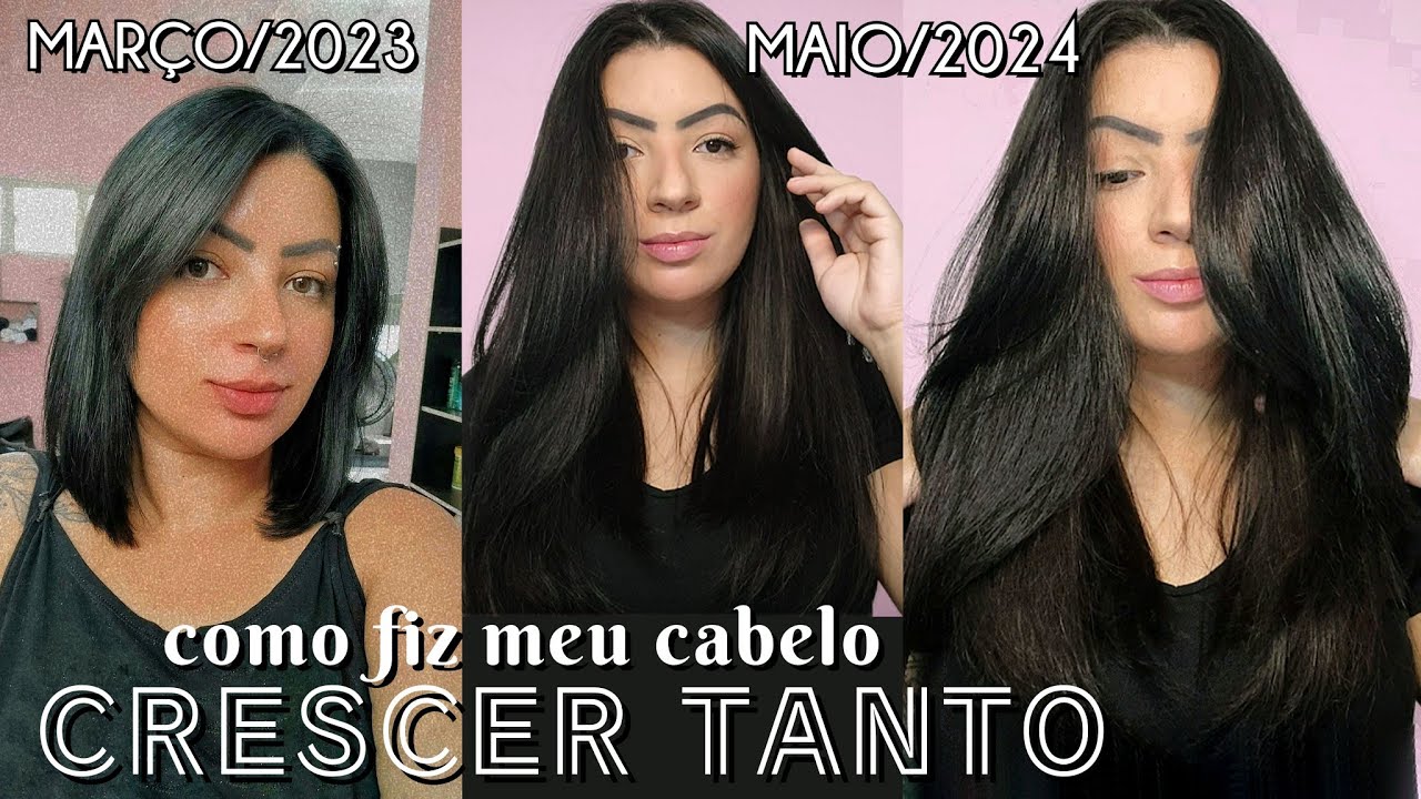 COMO FAZER O CABELO CRESCER MAIS RÁPIDO ✨💆🏻‍♀️ O que me ajudou a fazer meu cabelo crescer tanto!!