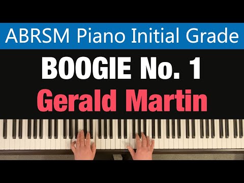 BOOGIE No. 1 | Gerald Martin | ABRSM Piano Initial Grade, 2025 & 2026, C:15 | sheet music link below