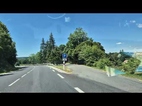 Drive from Langogne to Mende (Lozère, France)