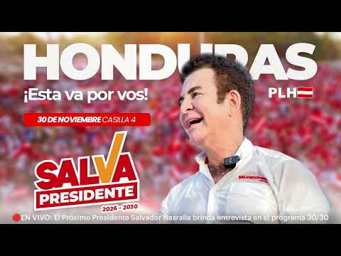 🔴EN VIVO: Salvador Nasralla  brinda entrevista en el programa 30/30
