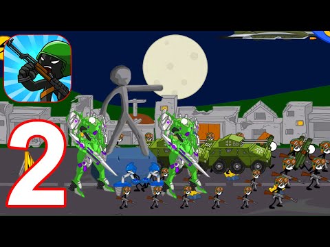 Stickman Modern Total War - Gameplay Walkthrough Part 2 (Android, iOS)