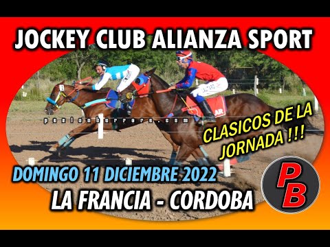 QUIEN LE PONE, MIMOSA Y TOCAYO: JOCKEY CLUB ALIANZA SPORT LA FRANCIA (11-12-2022)