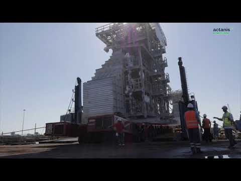 Actanis Project Cargo / RORO operation Supermodules Marghera port