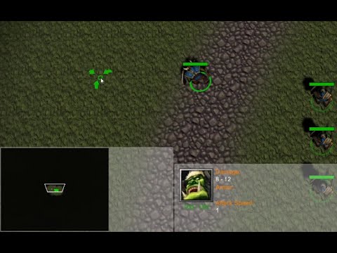 [Unity RTS] WarKingdoms Log 002 - Guard AI, single Unit HUD
