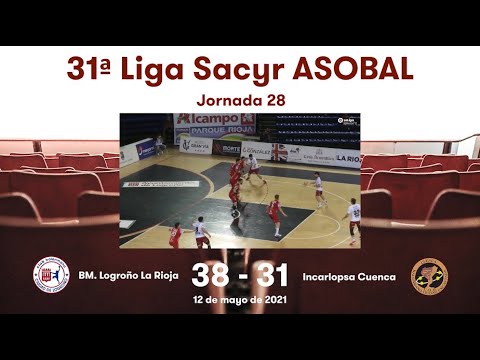 31ª Liga Sacyr ASOBAL J28: BM. Logroño La Rioja - Incarlopsa Cuenca 38-31
