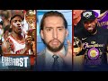 Can LeBron finally overtake Jordan in the GOAT debate? Nick & Broussard decide | FIRST THINGS FIRST