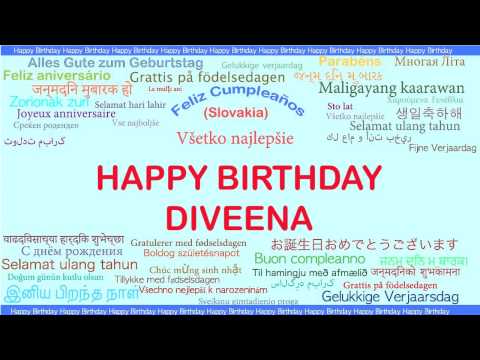 Diveena   Languages Idiomas - Happy Birthday