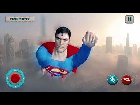 Grand Superhero Flying Robot City Rescue Mission (by Dolphin Games) Android Gameplay [HD]