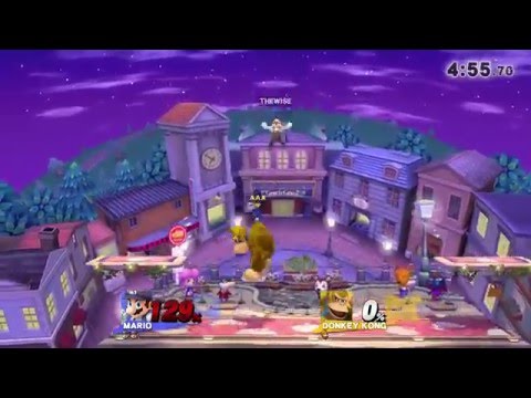 [OS] SSB4 Spring 2016 Major: AAA (DK, Falco) vs The Wise (Mario, Falco) - LR3