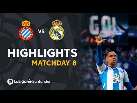 Resumen de RCD Espanyol vs Real Madrid (2-1)