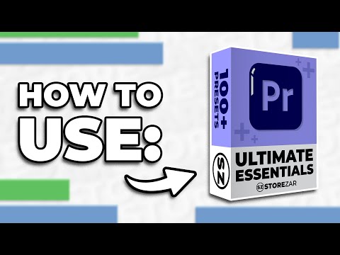 How to Edit Like a Pro with The ESSENTIAL Presets Pack for Premiere Pro – by Finzar