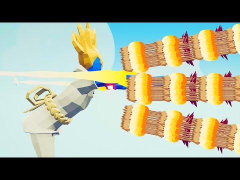 SUPER SPEED RANGED vs SUPER PEASANT - TABS Totally Accurate Battle Simulator