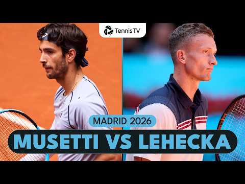 Lorenzo Musetti vs Jiri Lehecka Match Highlights | Madrid 2026