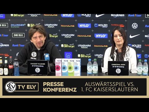 TVELV // Press conference - 1. FC Kaiserslautern vs. SV Elversberg / 31.01.26