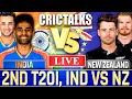 Live India Vs New Zealand 2nd T20I Live Cricket Match Commentary Scores 2nd Innings