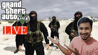 GTA 5 LIVE STREAM | Tech Sober Hindi | GTA V ONLINE Gameplay | #iQOORaidnights #iQOO9series