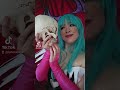 Morrigan Aensland Cosplay With Skull
