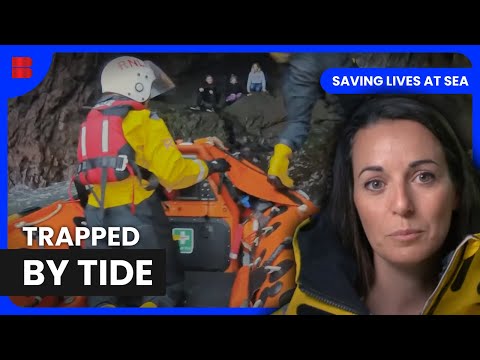 Three Children Trapped by Rising Tide in Scottish Cave | Saving Lives at Sea | Documentary